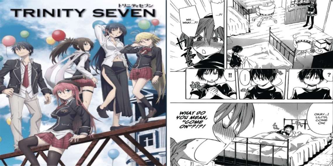Trinity Seven: The Seven Magicians- best harem manga