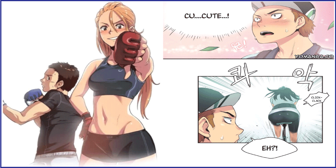 Sportovní dívka- manhwa pro dospělé/adult webtoons