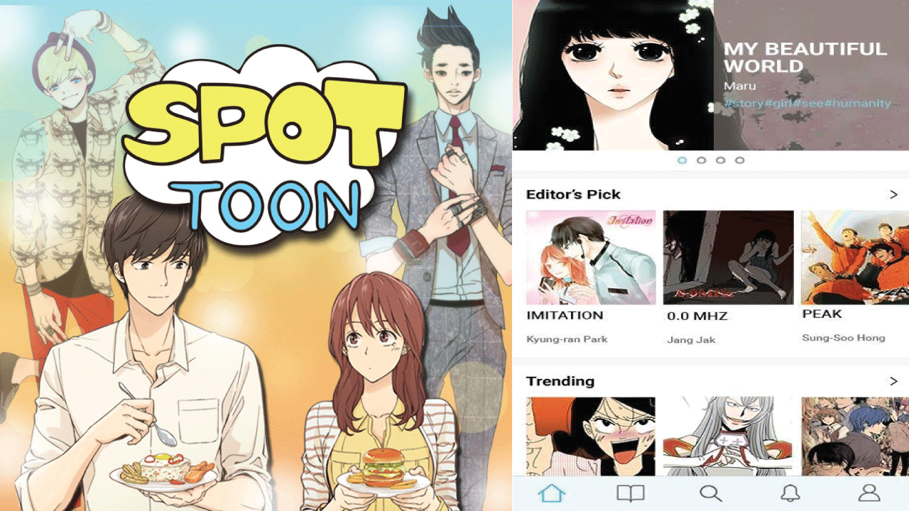 Spottoon- best webtoon apps/free webtoon apps