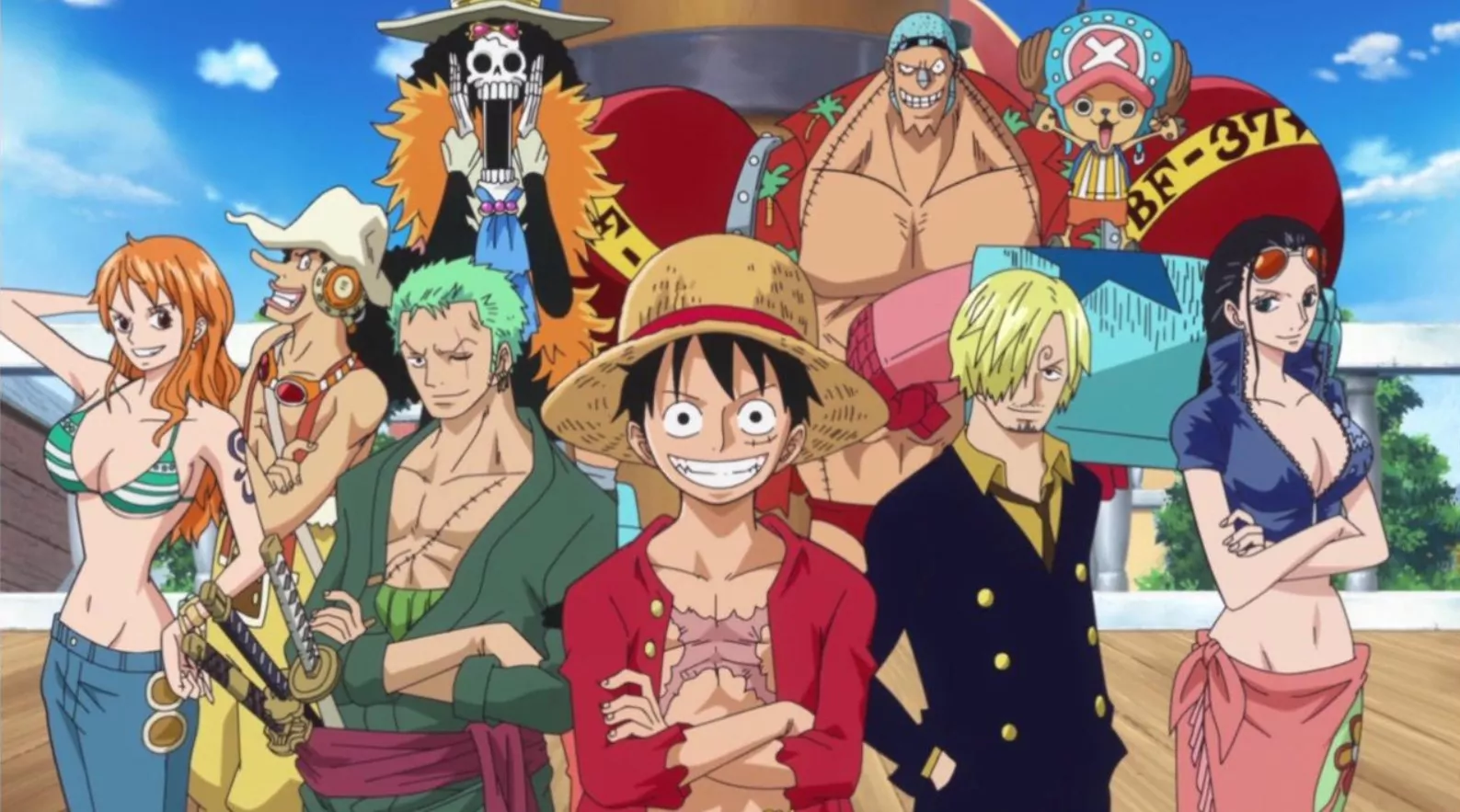 best adventure anime- One Piece